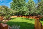 Pet-friendly yard for your pooch and great privacy for outdoor yoga